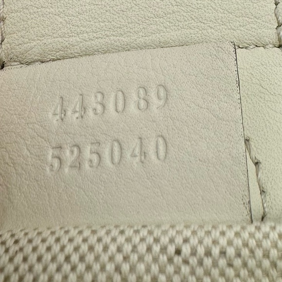 Auth Gucci Small Marmot Limited Edition Cream Leather 2way Tote Bag Preloved Ex+ - Picture 15 of 16